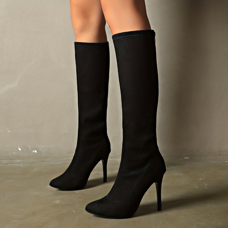 Women'S Fashion Knee High Boots - Bottes de mode pour femmes Bout