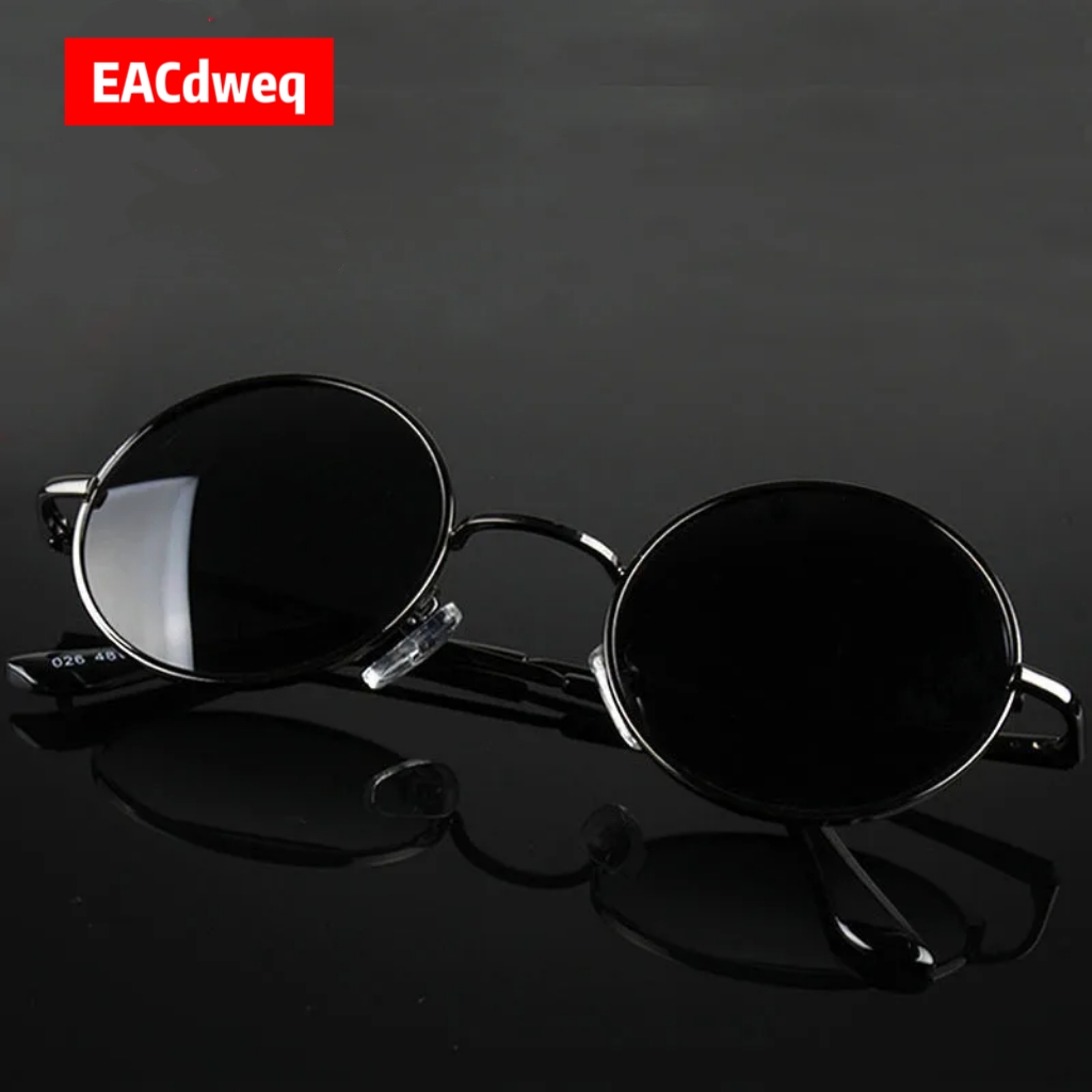Women'S Fashion Eyewear - Lunettes de soleil rondes rétro vintage