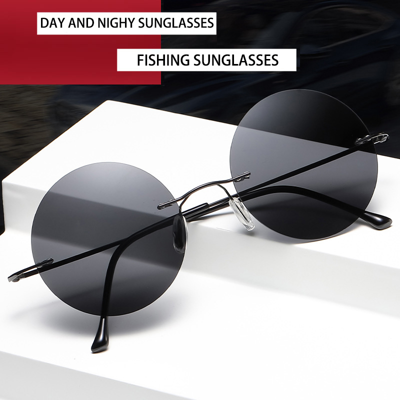 Women'S Fashion Eyewear - BOYSEEN Lunettes de soleil circulaires polarisées