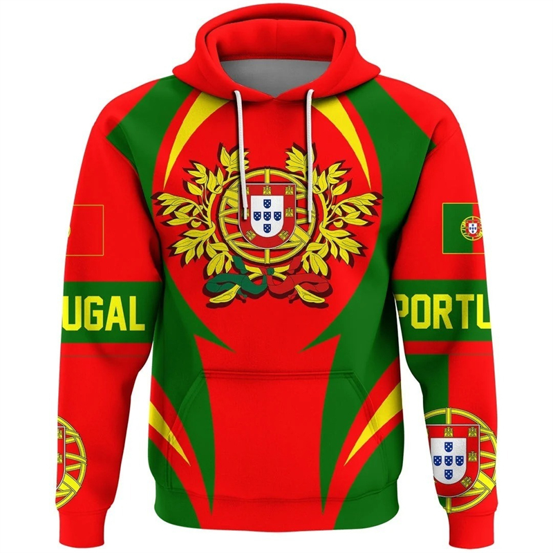 Women'S Fashion Portugal - Sweat à capuche avec impression d'emblème