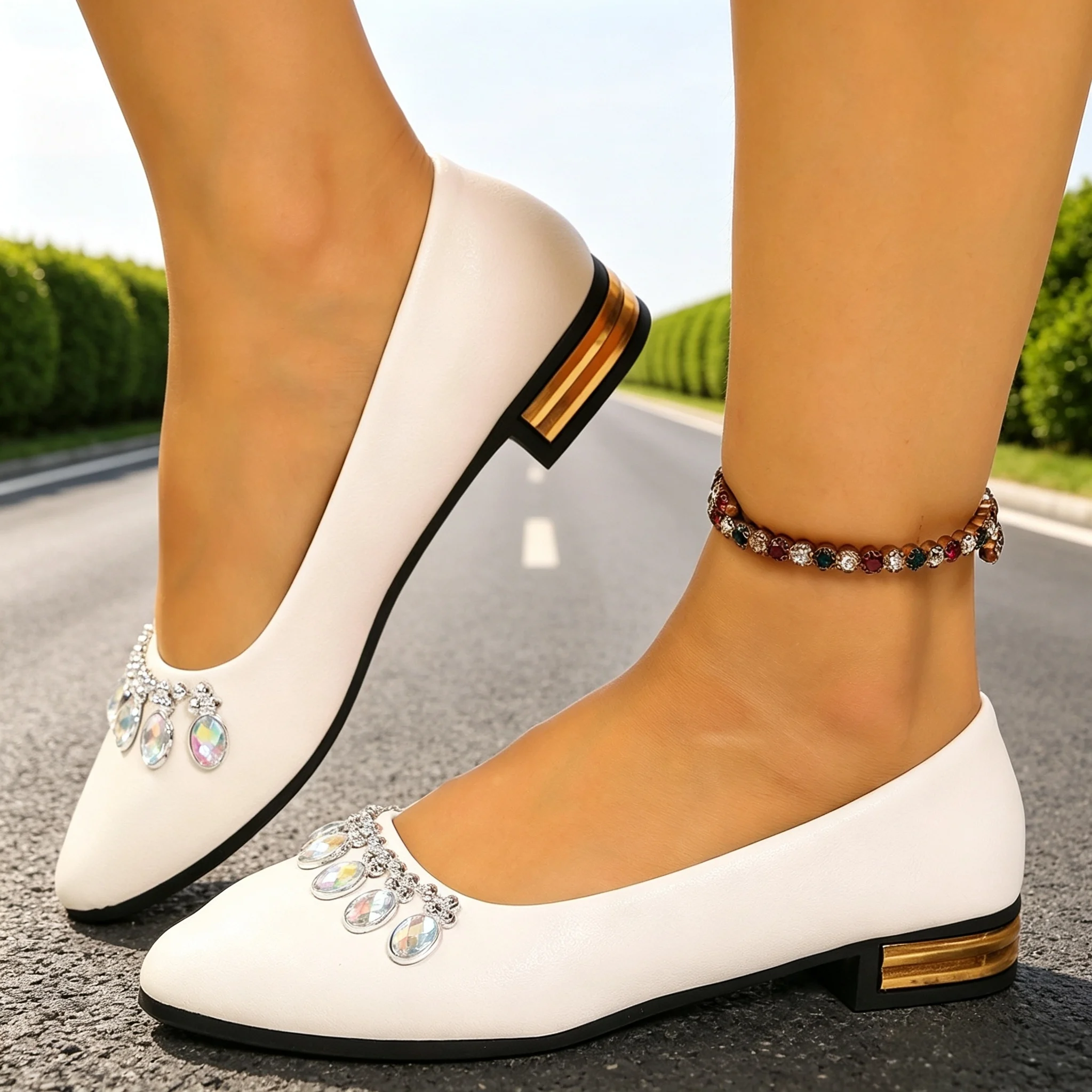 Women Fashion Show - Chaussures plates pour femmes à bout