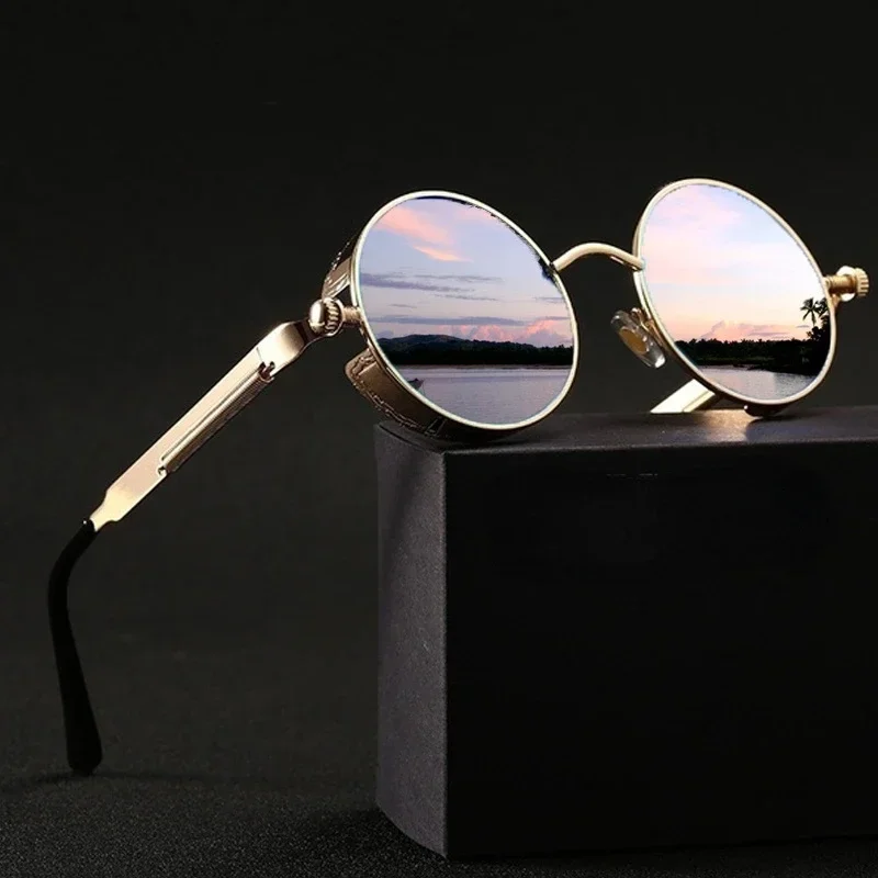 Women'S Fashion Eyewear - Lunettes de soleil steampunk classiques pour