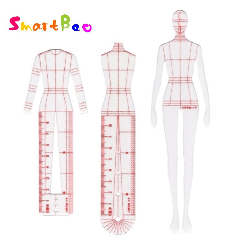 Women Fashion Figure Template - Règle de dessin à la mode