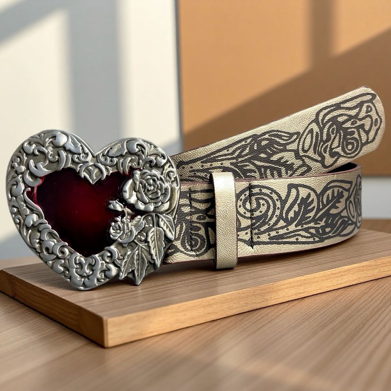 Women'S Fashion Edgy - Ceinture pour femme tendance, rétro, unique,