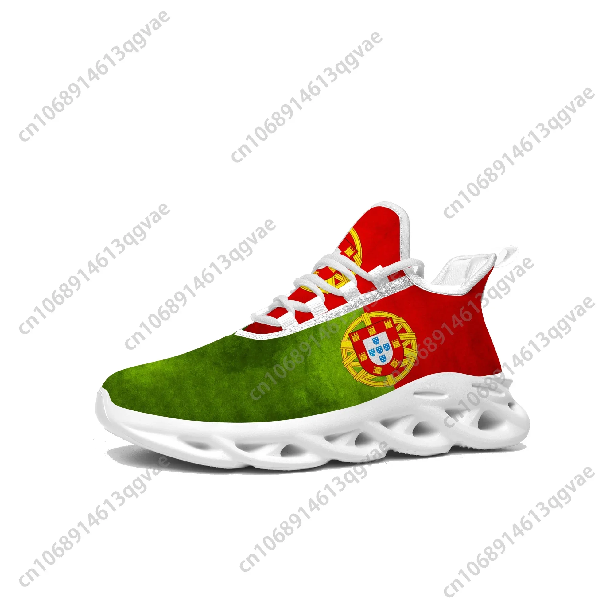 Women'S Fashion Portugal - Baskets plates drapeau du Portugal pour