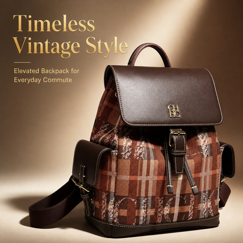 Women Fashion Style - Sac à dos CHHC tendance color
