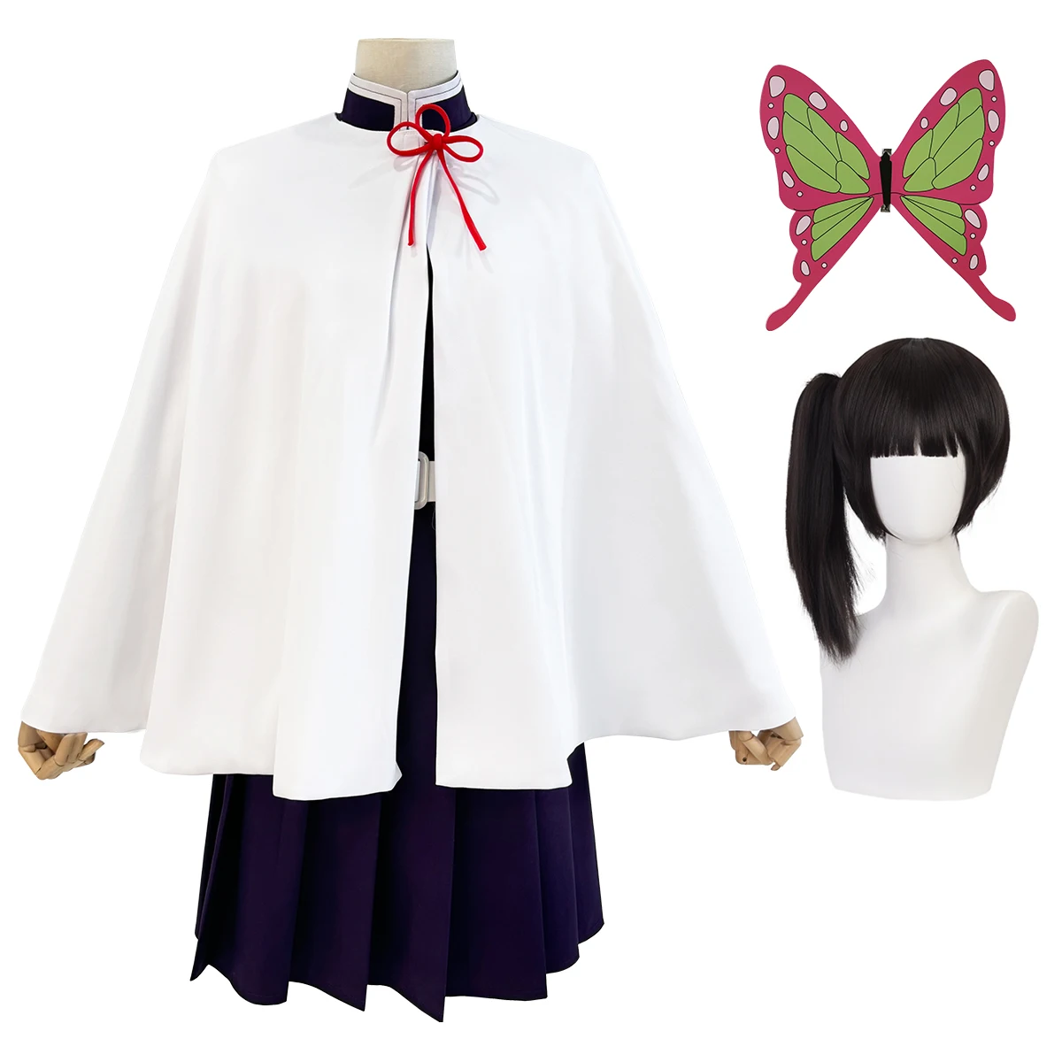 Belted Shirt Dress - HOLOUN Anime Tsuyuri Kanawo Costume de