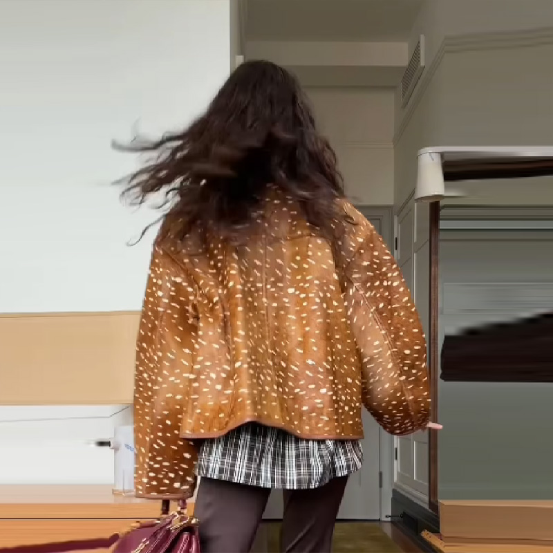 Rétro tendance veste courte re - Women'S Fashion Edgy avis et prix