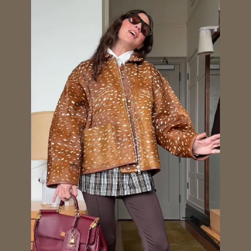 Rétro tendance veste courte re - Women'S Fashion Edgy avis et prix