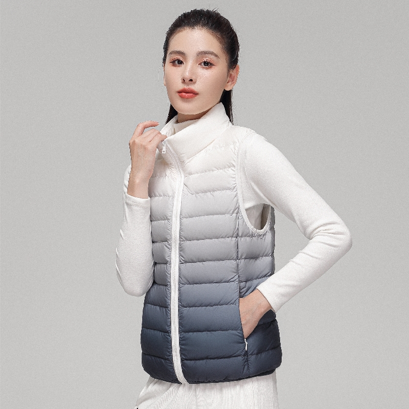 Doudoune Ultra Légère Dégradée - Puffer Vest Fashion Women avis et prix