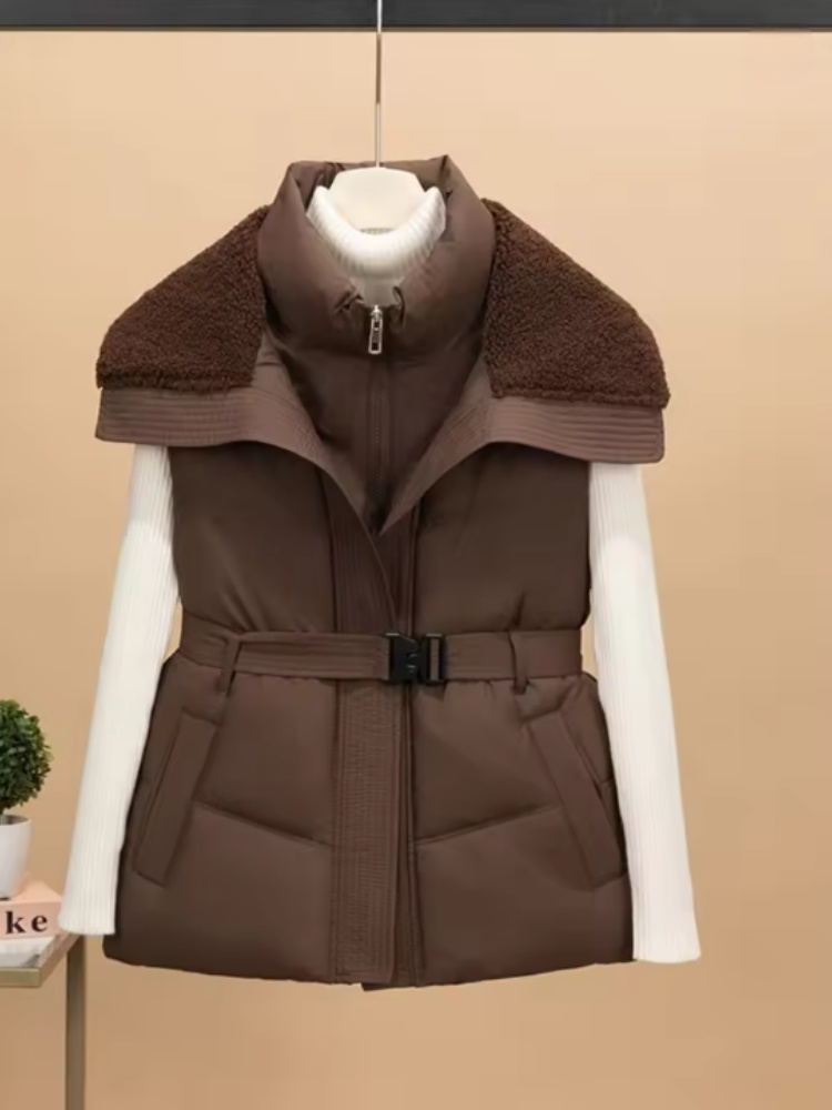 Nouveau gilet matelassé en cot - Puffer Vest Fashion Women avis et prix