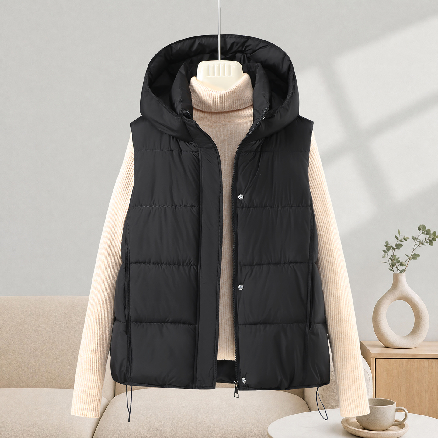 Gilet matelassé sans manches e - Puffer Vest Fashion Women avis et prix