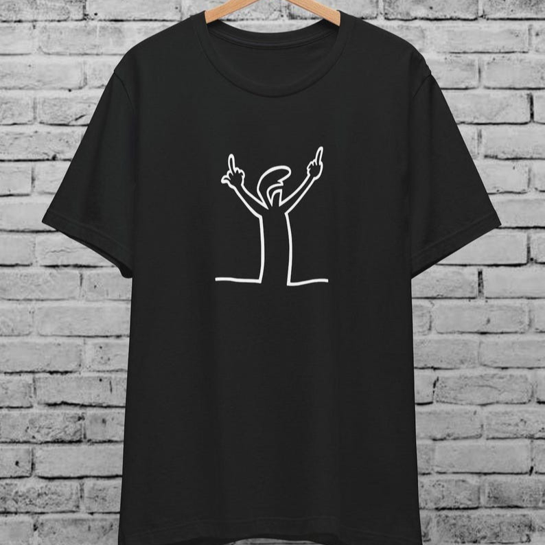 Angry La Linea T-Shirt unisexe - Women'S Fashion From The 80S avis et prix