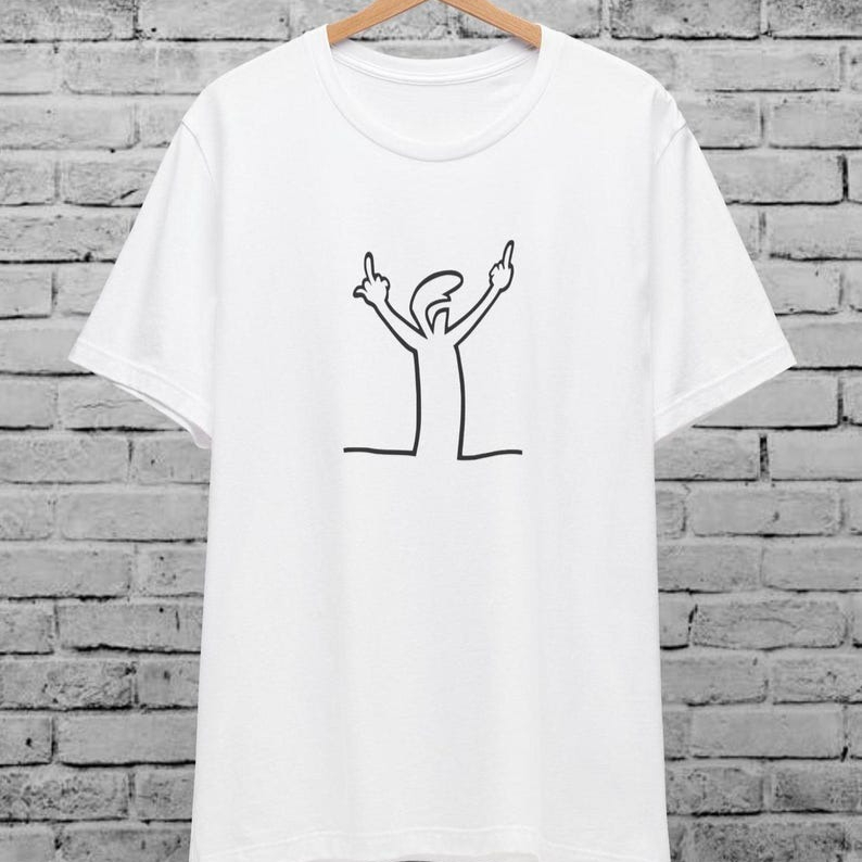 Angry La Linea T-Shirt unisexe - Women'S Fashion From The 80S avis et prix
