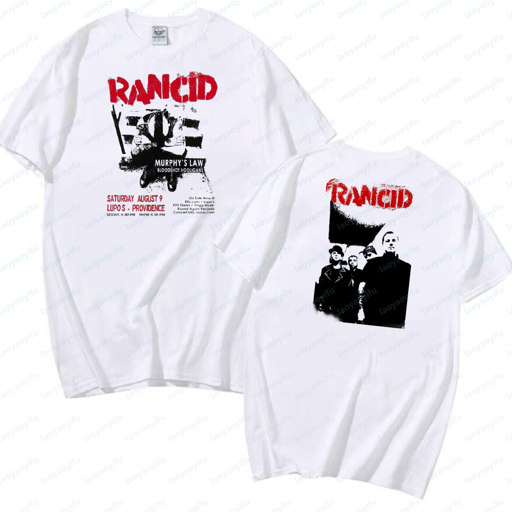 T-shirt unisexe Rancid imprimé - Women'S Fashion Edgy avis et prix
