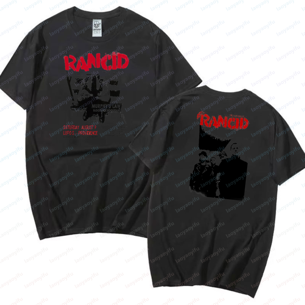 T-shirt unisexe Rancid imprimé - Women'S Fashion Edgy avis et prix