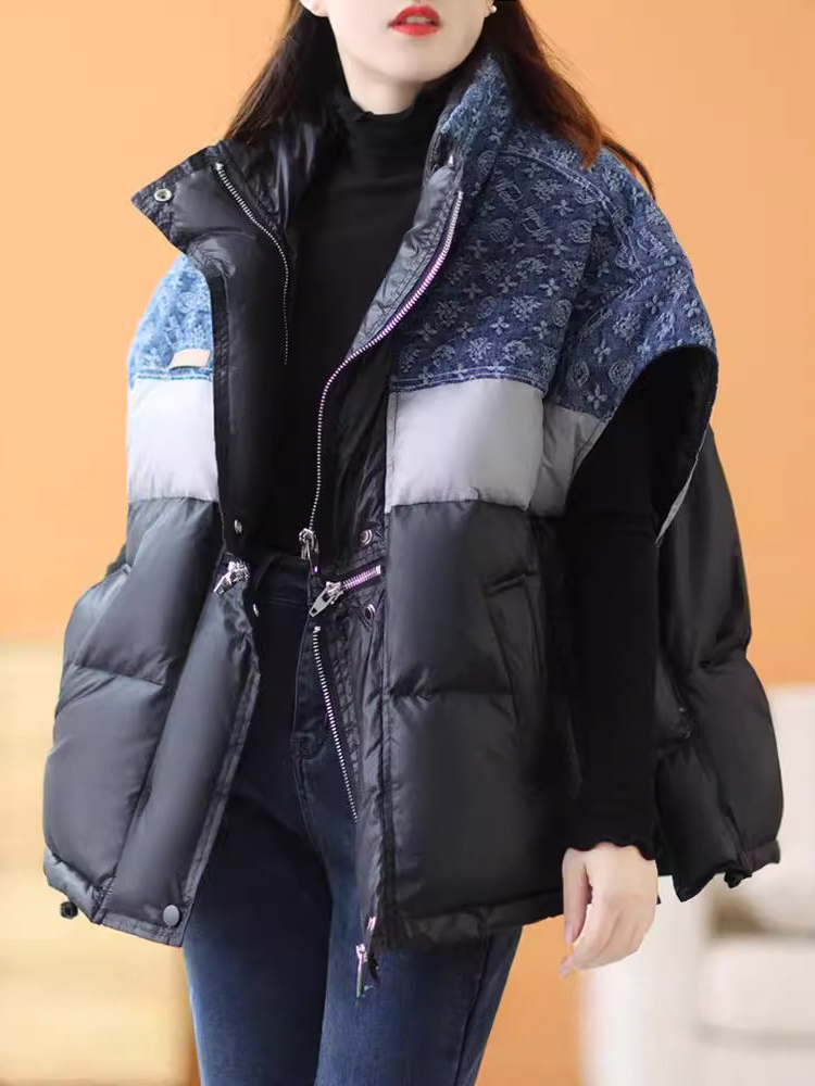 Doudoune en canard blanc rétro - Puffer Vest Fashion Women avis et prix