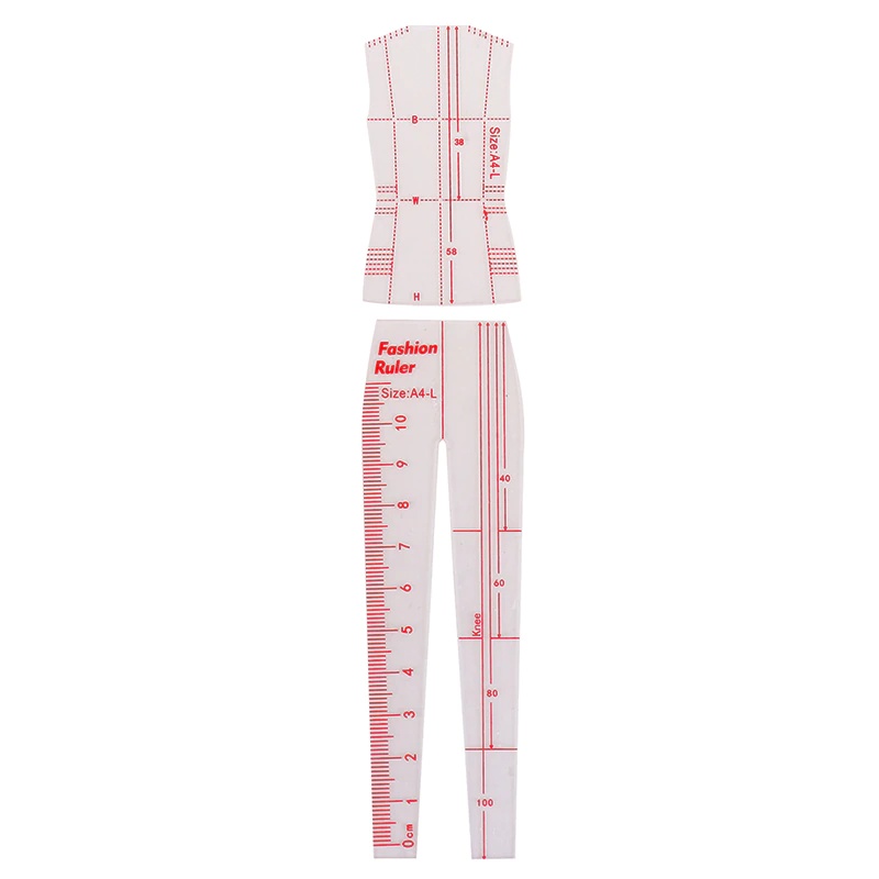 1 ensemble de gabarits de dess - Women Fashion Figure Template avis et prix