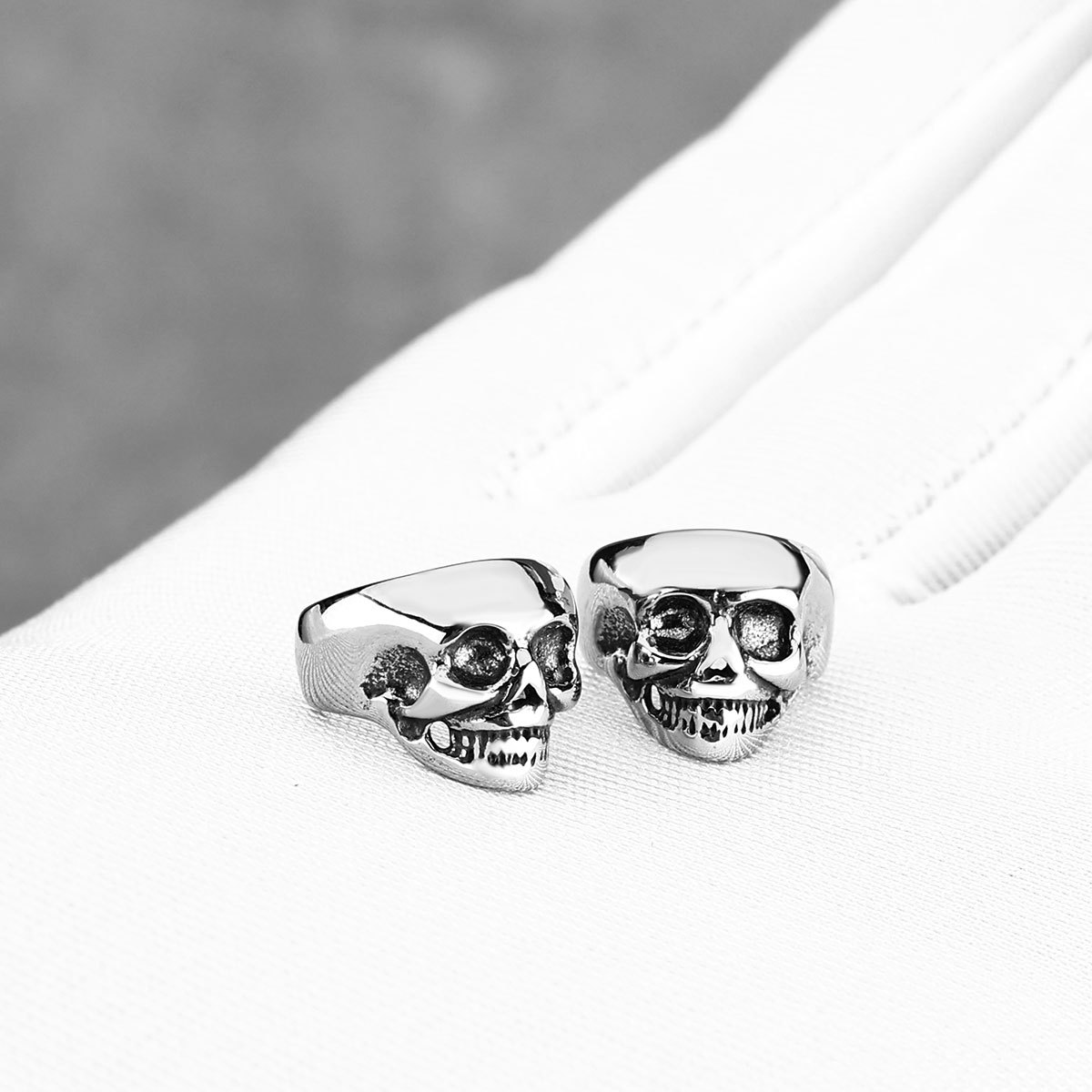 Clips d'oreille rétro Skull He - Women'S Fashion Edgy avis et prix