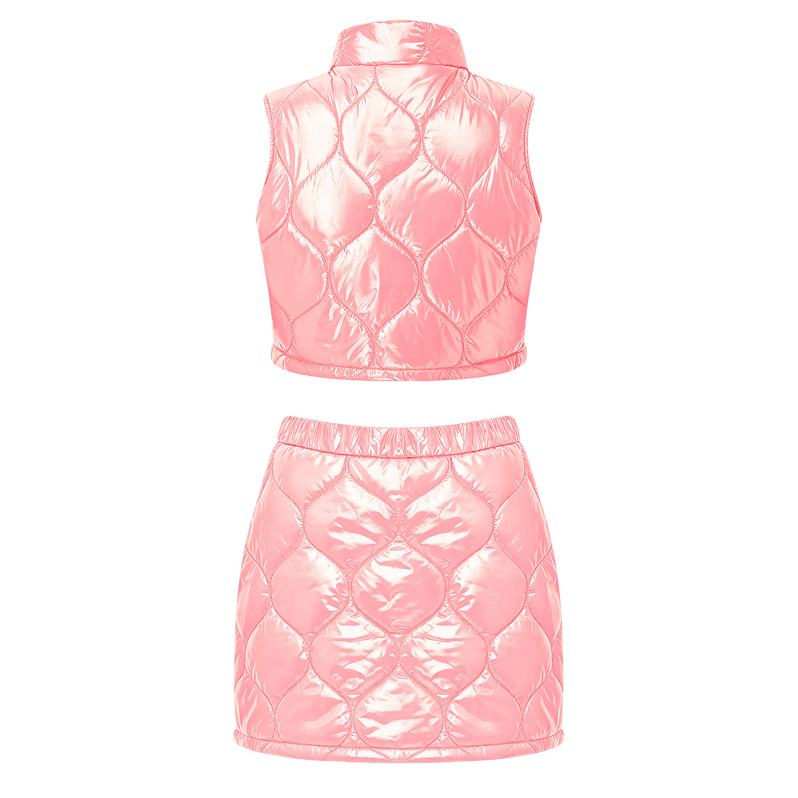 Ensemble chaud matelassé pour  - Puffer Vest Fashion Women avis et prix