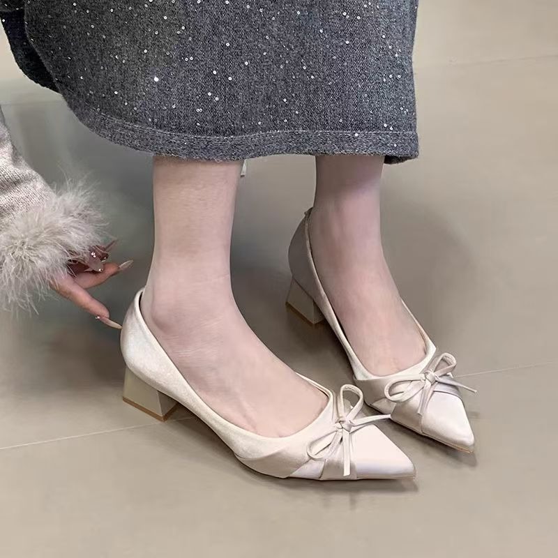 Chaussures simples rétro mi-lo - Women'S Fashion Shoes avis et prix