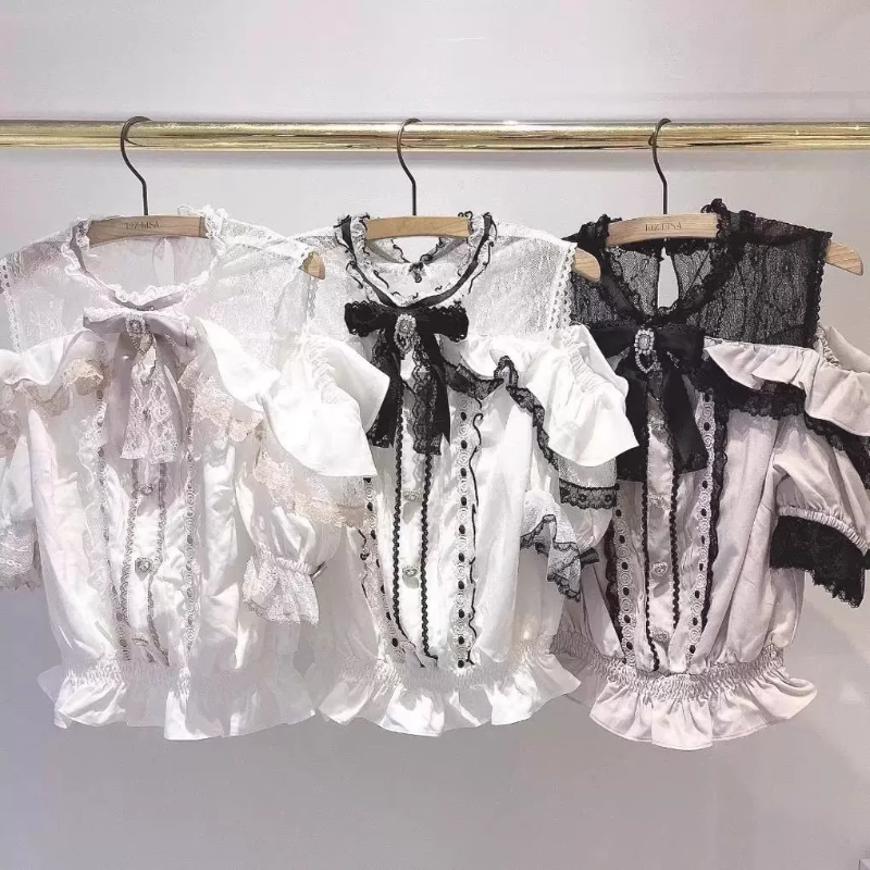 Hauts à manches courtes pour f - Puff Sleeve Blouse avis et prix