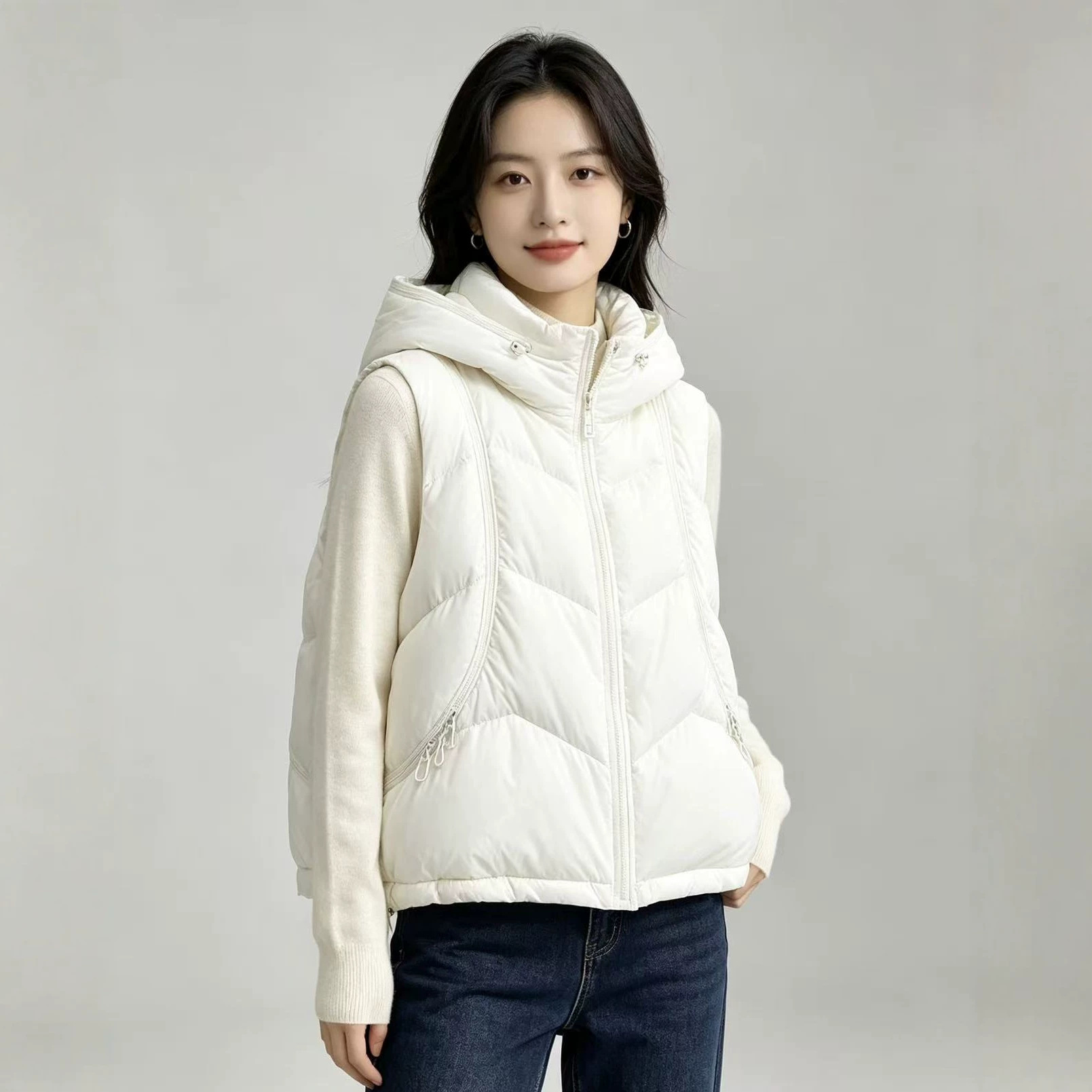 Gilet matelassé sans manches p - Puffer Vest Fashion Women avis et prix