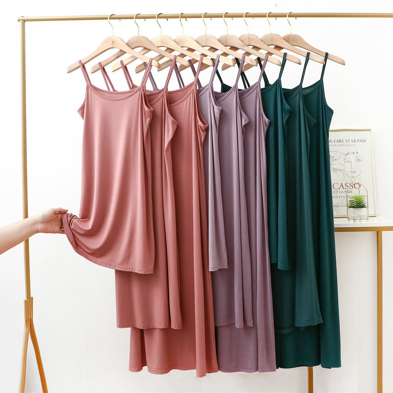 Robe à bretelles en modal sans - Belted Shirt Dress avis et prix