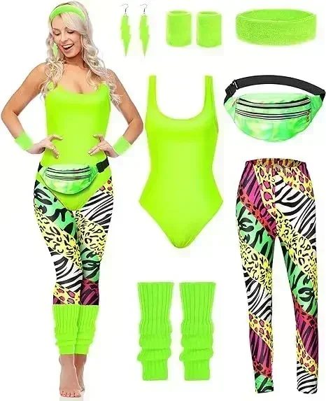 Ensemble de 7 accessoires de c - Women'S Fashion From The 80S avis et prix