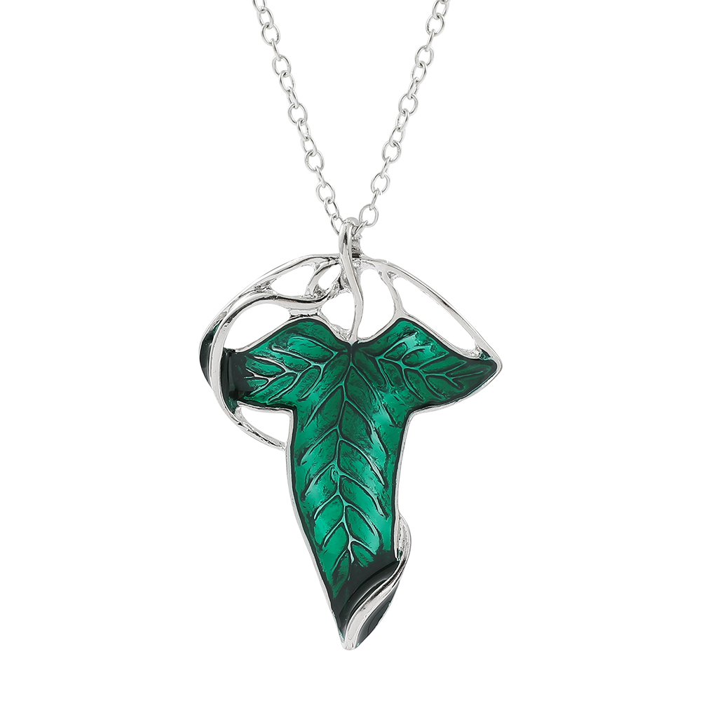 Collier pendentif feuille vert - Women Fashion Jewellery avis et prix