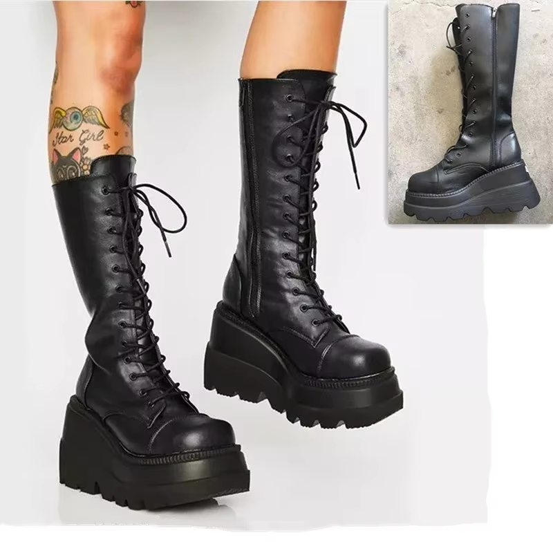 Bottes à plateforme pour femme - Women'S Fashion Knee High Boots avis et prix