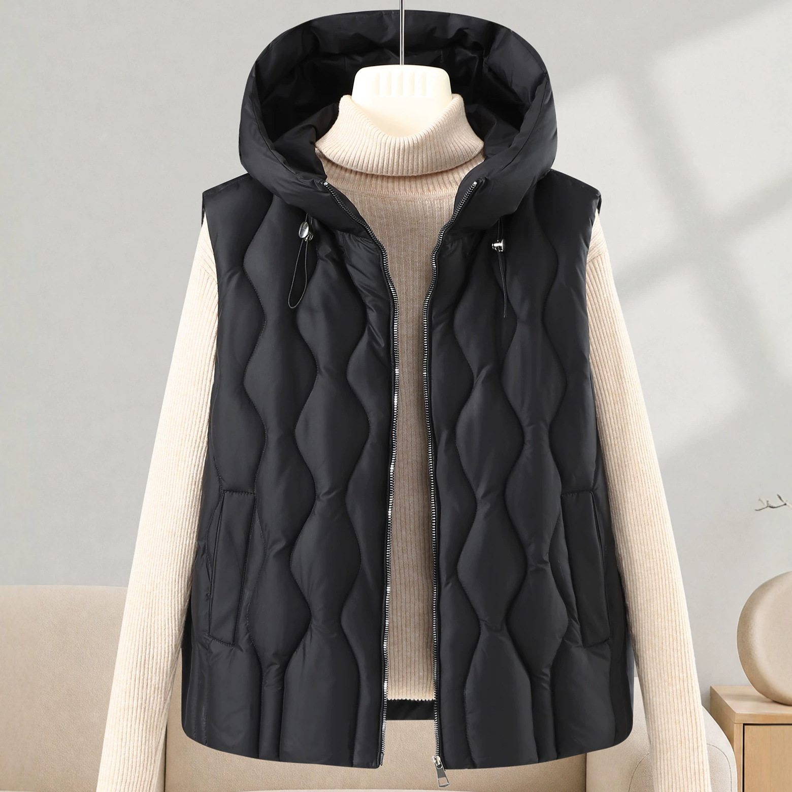 Gilet court matelassé épais et - Puffer Vest Fashion Women avis et prix