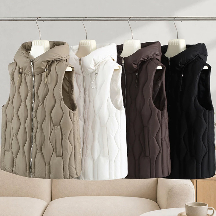 Gilet court matelassé épais et - Puffer Vest Fashion Women avis et prix
