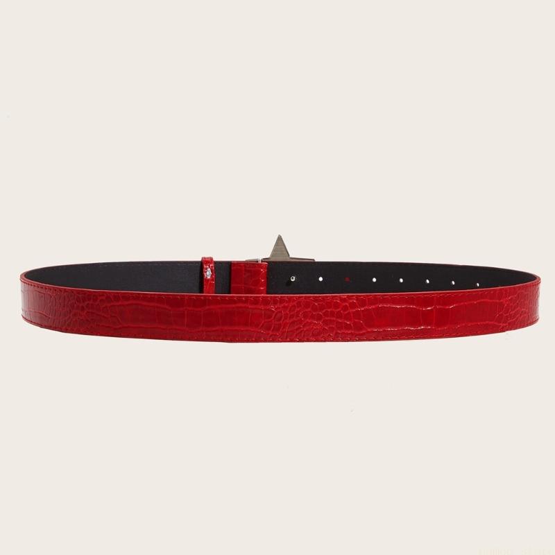 Ceinture en PU ornée avec ferm - Women'S Fashion Edgy avis et prix