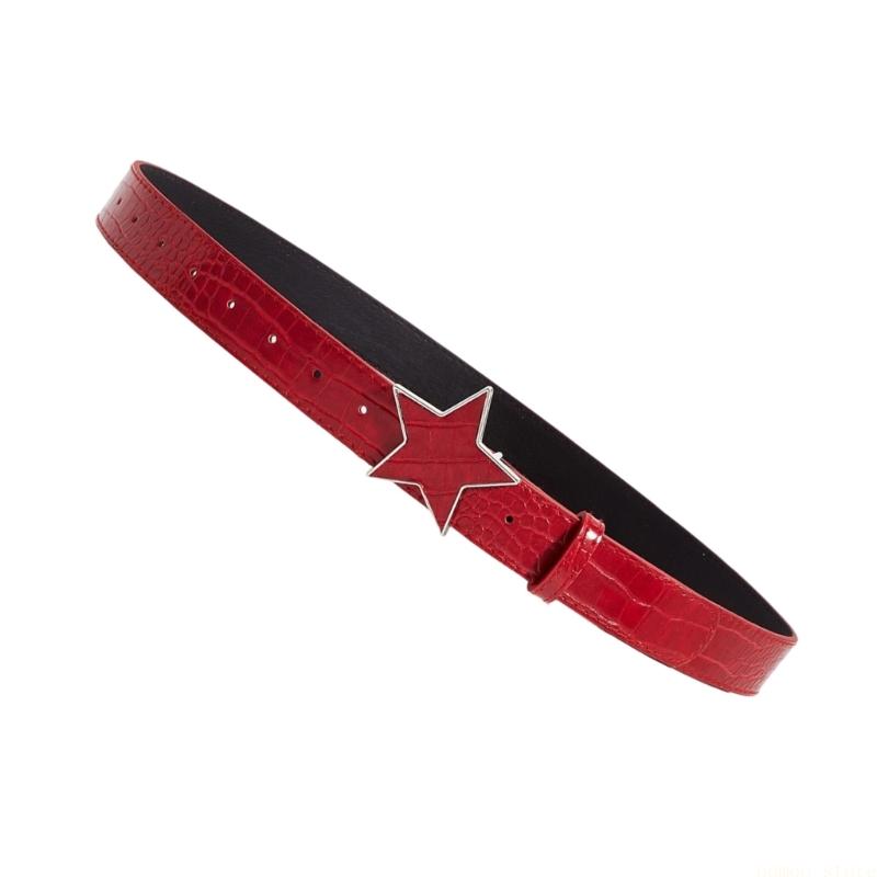 Ceinture en PU ornée avec ferm - Women'S Fashion Edgy avis et prix