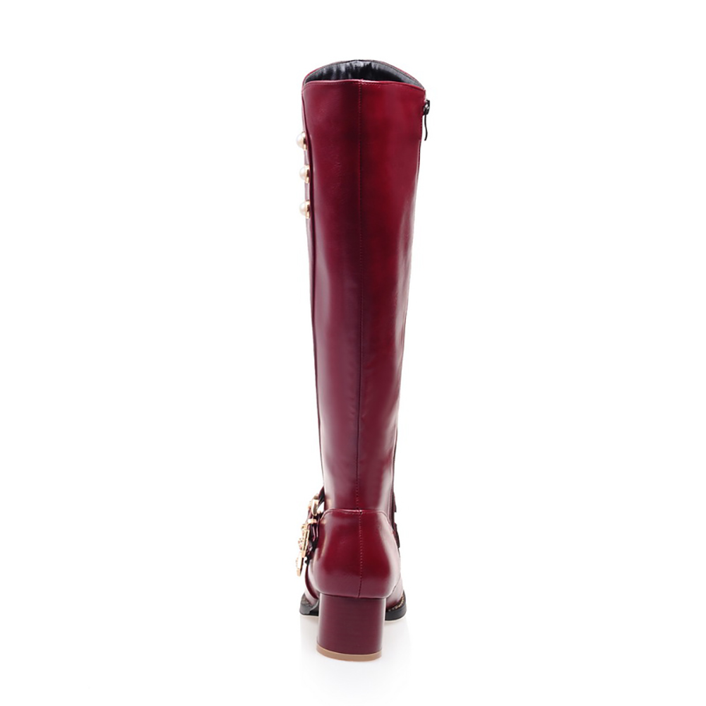 Bottes de moto au genou pour f - Women'S Fashion Knee High Boots avis et prix
