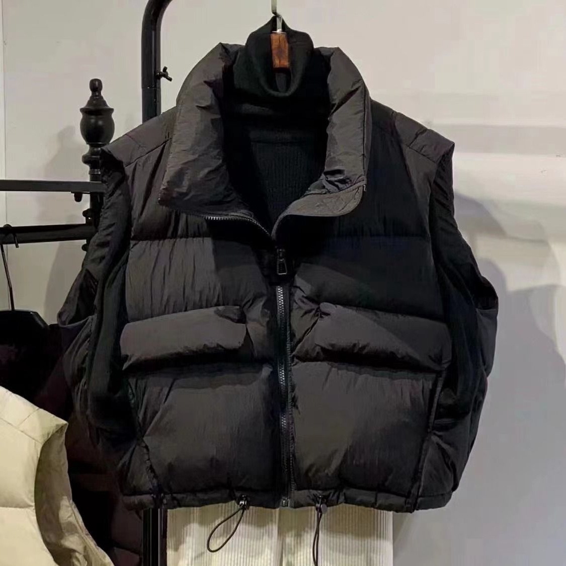 Doudoune d'automne ample en du - Puffer Vest Fashion Women avis et prix