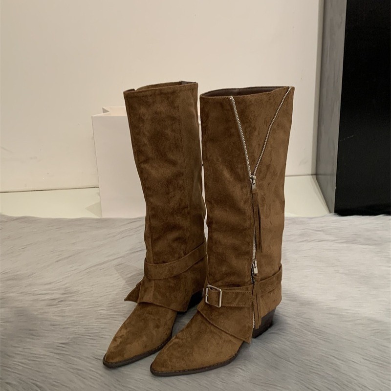 Bottes longues décontractées e - Women'S Fashion Knee High Boots avis et prix