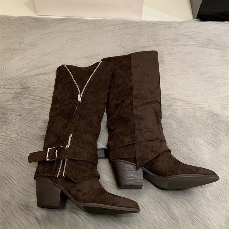 Bottes longues décontractées e - Women'S Fashion Knee High Boots avis et prix