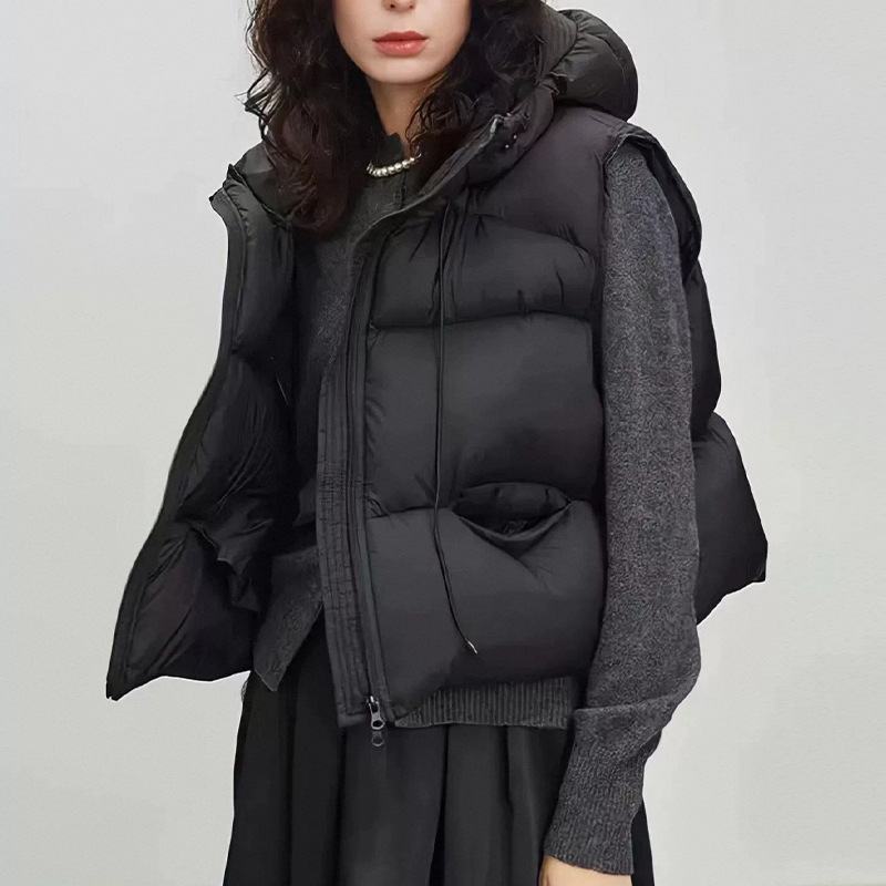 Femmes blanc canard vers le ba - Puffer Vest Fashion Women avis et prix